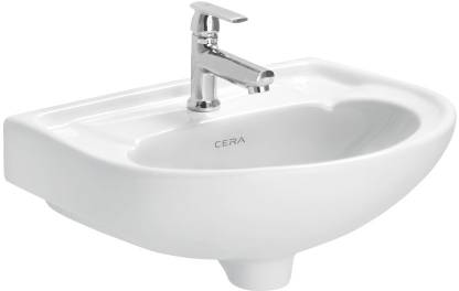 CERA Canon Wall Hung Wash Basin Without Pedestal Wall Hung Basin