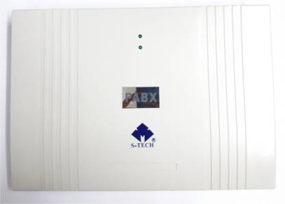 S-tech EPABX Machine 432P for 4 Main (Trunk/P & T) Lines and 32 Extentions Telephone Intercom System Corded Landline Phone