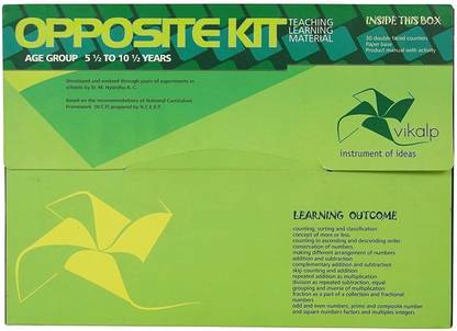 Vikalp India Pvt. Ltd. Opposite Kit : Learn |Educational Toys/Learning Kits/Educational Kits/Math Kit