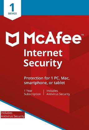McAfee Internet Security 1.0 User 1 Year
