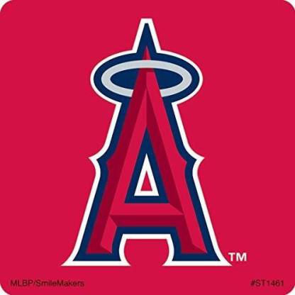 Genrc Major League Baseball Los Angeles Angels Logo stickers Prizes and Giveaways - 100 per Pack