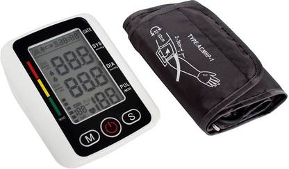 MCP BP 112 Digital BP Blood Pressure Monitor With USB Charging Port Irregular Heartbeat and Pulse Indicator Heart Mate Talking 112 Bp Monitor
