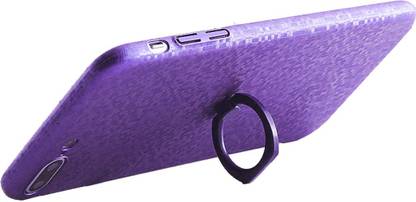 DEZIINE Back Cover for Ring Grip Phone Case For (v7 ) Hard PC Matte Case Cover with Ring Holder blue