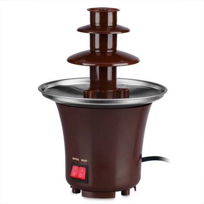 Connectwide New Mini Chocolate Fountain Creative Design Chocolate Melt With Heating Fondue Machine Chocolate Fountain Maker