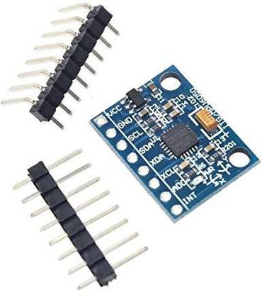 VGS MARKETINGS GY-521 MPU6050 3 Axis Analog Gyroscope Sensors+3 Axis Accelerometer Module With Pins 3-5V DC For Arduino GY001 Electronic Components Electronic Hobby Kit