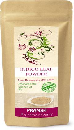 Pramsh Traders Premium Quality Indigo Leaves Powder 100gm , Black,Brown,Caramel,Cocoa ,Bronze,Dark Chocolate