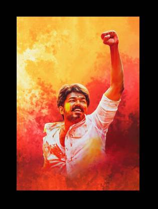 VeezhatheTamiliname! I Thalapathy Vijay I - Wall Poster/Frame Fine Art Print