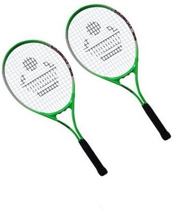 COSCO 'Cosco 25' Tenns racket (Pack of 2) (Color On Availability)- Multicolor Strung Tennis Racquet