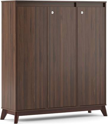 Urban Ladder Urban Ladder Webster Shoe Cabinet (Finish : walnut; Capacity : 24 pair) Engineered Wood Shoe Rack