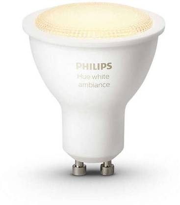 PHILIPS Hue White ambiance Single bulb GU10 Smart Bulb