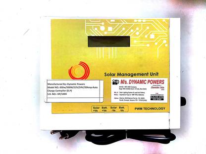 DYNAMIC 300W/500W/12V/24V/20Amp-Auto PWM Solar Charge Controller