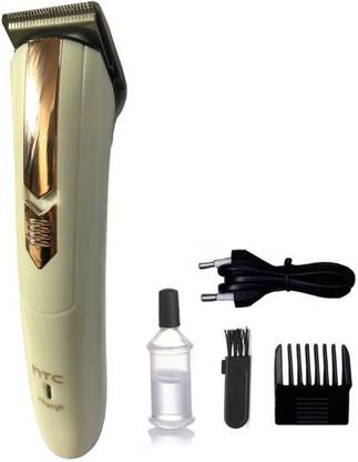HTC Professional AT 202 Rechargeable Trimmer 45 min  Runtime 5 Length Settings