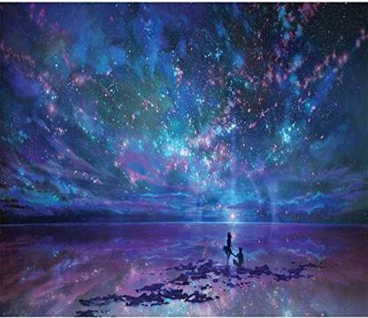 FORESTIME Starry Sky DIY 5D Diamond Painting By Number Kits - Paint with Diamonds Cross Stitch - Embroidery Crystal Rhinestone P