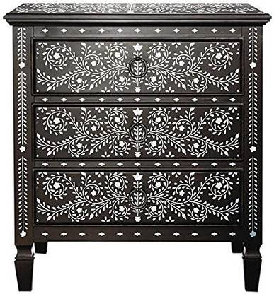 Genrc Raja Bone Inlay Stencil - DIY Bone Inlay Designs for Furniture Makeover (Large)