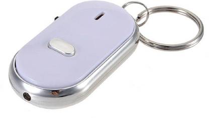 SHREWAS Whistle Key Finder Keychain Sound LED With Whistle Claps Key Chain