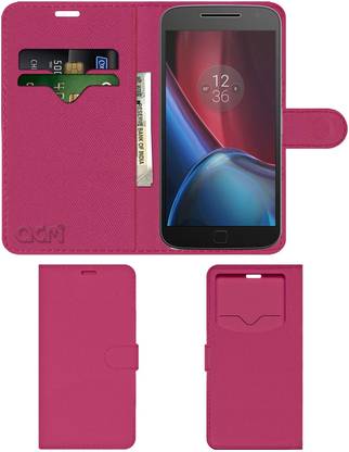 ACM Flip Cover for Motorola Moto G Plus 4th Gen G4