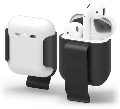 Buy Genuine Front & Back Case for Apple AirPods Belt Clip - Convenient Portability Soft Feel Coating