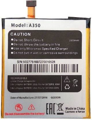 HATHOT Mobile Battery For  Micromax CANVAS KNIGHT A350