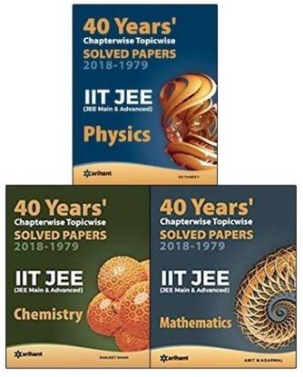 Arihant 40 Year's Chapterwise Topicwise Iit Jee Combo (Physics+chemistry+mathematics)