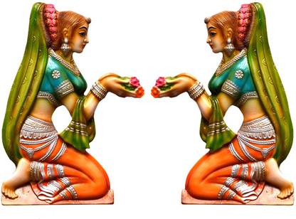 B. Ash Arts Swagat lady Decorative Showpiece - 10 cm