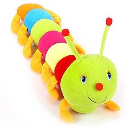 TOYSLY Cute Colorful Caterpillar Soft Toy  - 55 cm