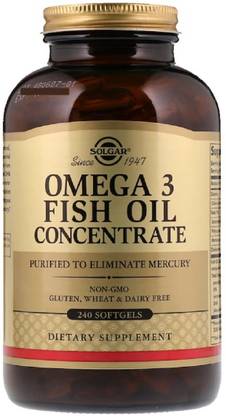 Solgar Solgar, Omega-3 Fish Oil Concentrate, 240 Softgels