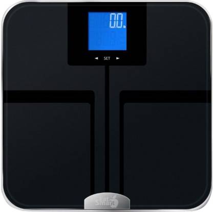 EatSmart Precision GetFit Digital Body Fat Scale w/ 400 lb. Capacity & Auto Recognition Technology Body Fat Analyzer