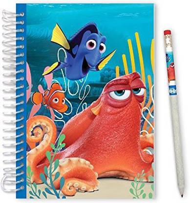 Scentco Disney Finding Dory Sketch & Sniff Drawing Note Paper Pad - Blueberry Scented Cover