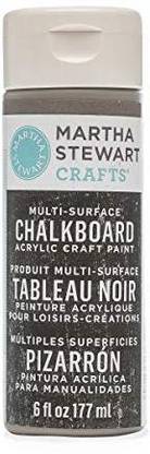Genrc Martha Stewart Multi-Surface Chalkboard Paint: Gray, 6 oz