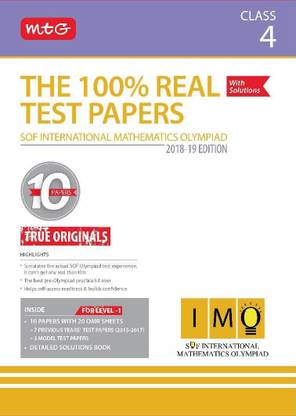 The 100 Percent Real Test Papers -Imo- Class 4