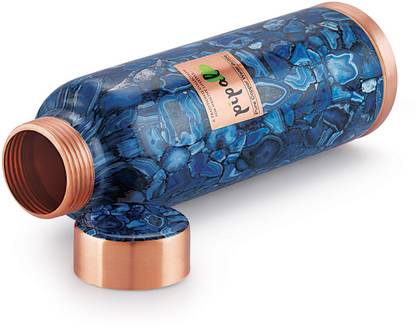 pipal Pure Copper,Designer Blue Stone,Perfect for Sportswith Health Benefits 1000 ml Bottle