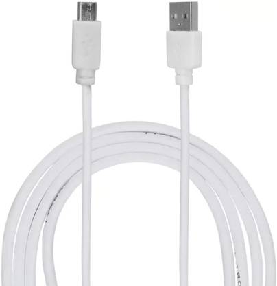 nesty Micro USB Cable 2 m 2.1 Amp Quick Charging Mico USB (V8) Data Cable for Android Phone and Devices (White)