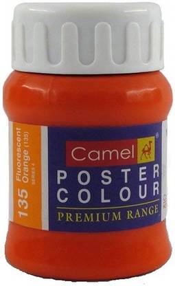 Camlin Kokuyo Premium Color Fluorescent Orange (135) (Pack of 2)