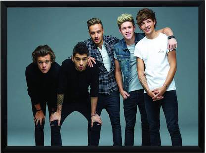 One Direction 1D Standing Poster A4 Frame Paper Print