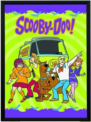 Scooby Doo Poster A4 frame Paper Print
