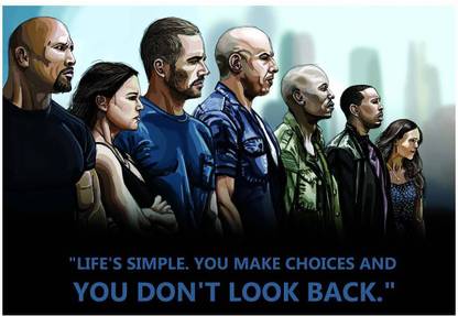The Fast and The Furious Poster A3+ 13 x 19 inches Paper Print