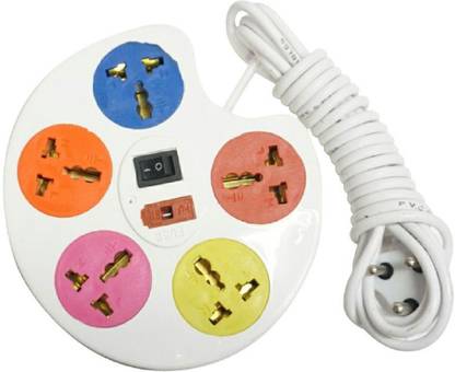 SHOPTICO Extension Cord Board with 5 Socket 5  Socket Extension Boards