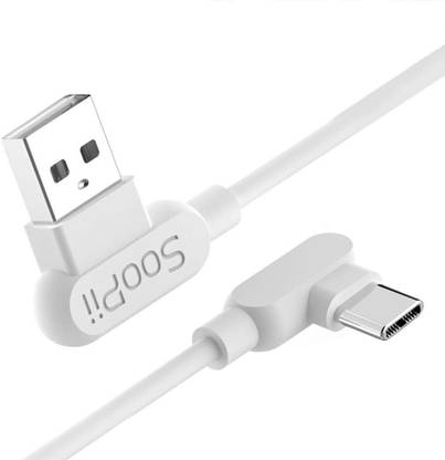 Soopii USB Type C Cable 1 m Right Angle Type C Cable 1 Meter USB Braided Fast -