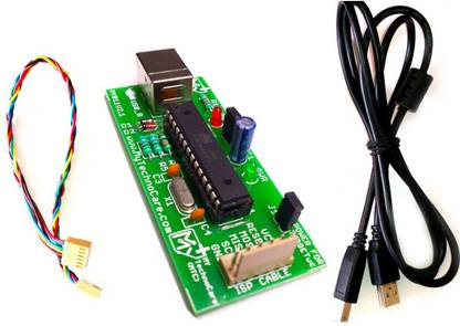 MY TechnoCare Atmel 8051 AVR USB Programmer ASP ISP Kit with USB Cable Micro Controller Board Electronic Hobby Kit