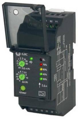 LARSEN AND TOUBRO GIC Make Earth Leakage Relay 220-415VAC 30mA-30A Manual Reset (Cat No: 17G745GF2.) Programmable Electronic Timer Switch