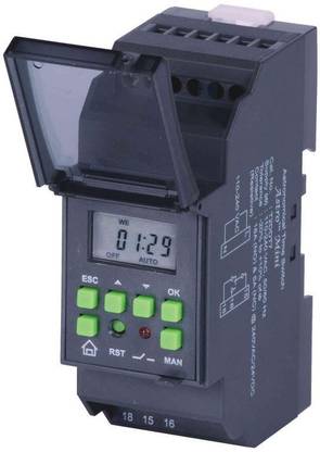 LARSEN AND TOUBRO GIC Make ASTRO Time Switch MINI 110-240VAC1Ph1C/O (Cat No: T2DDT7.) Programmable Electronic Timer Switch