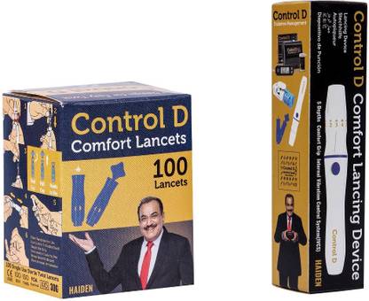 Control D Lancing Device & 100 Glucometer Lancets