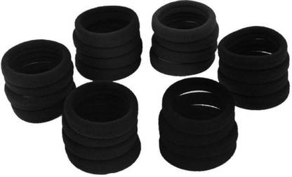 niwner black elastic rubber band ( pack of 30 pcs. ) Rubber Band