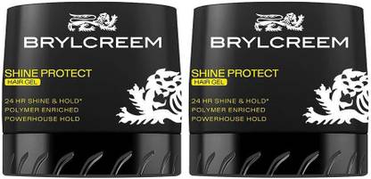 BRYLCREEM Shine Protect Hair Styling Gel, 75g (Pack of 2) Hair Cream