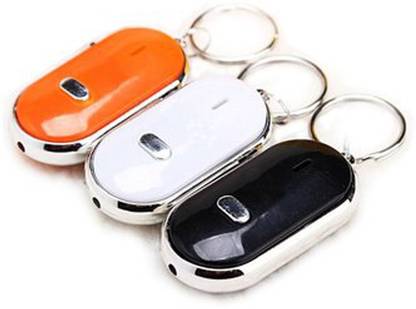 Shy Products Whistle Key Finder Keychain Sound LED with Whistle Claps Key Chain