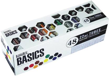 Liquitex Basics Acrylic Paint Tube 48-Piece Set