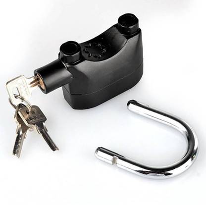 indmart Multi-Purpose 110dB Siren Alarm / Motion Sensor Activated - Auto Sensor Levels / High Security Padlock Safety Lock