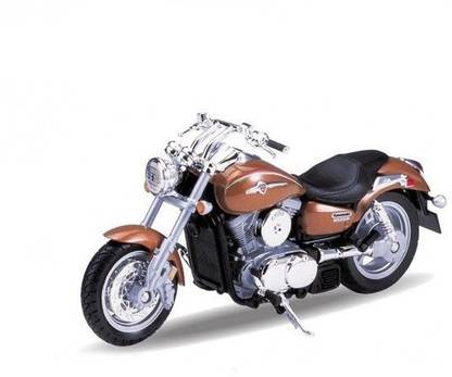 Welly 1:18 Die Cast Motorcycle Kawasaki 2002 Vulcan 1500 Mean Streak