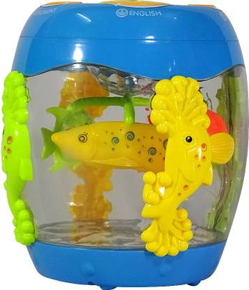 ladoo gopal & sons Round Musical Drum with Songs,Stories,Types of Different Music,3 D Lights & Feather Touch Buttons