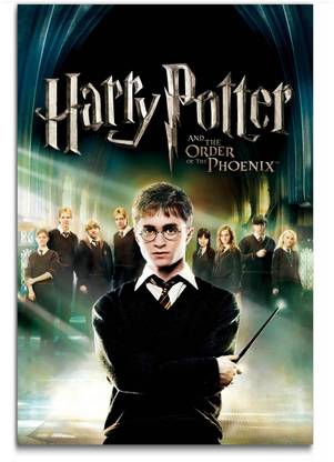Hollywood Movie Wall Poster - Harry Potter and the Order of the Phoenix - Large Size Poster - HD Quality - 36 inches x 24 inches (92 cms x 61 cms) Fine Art Print